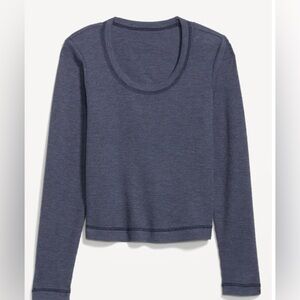 NWT Waffle Knit Crop Top